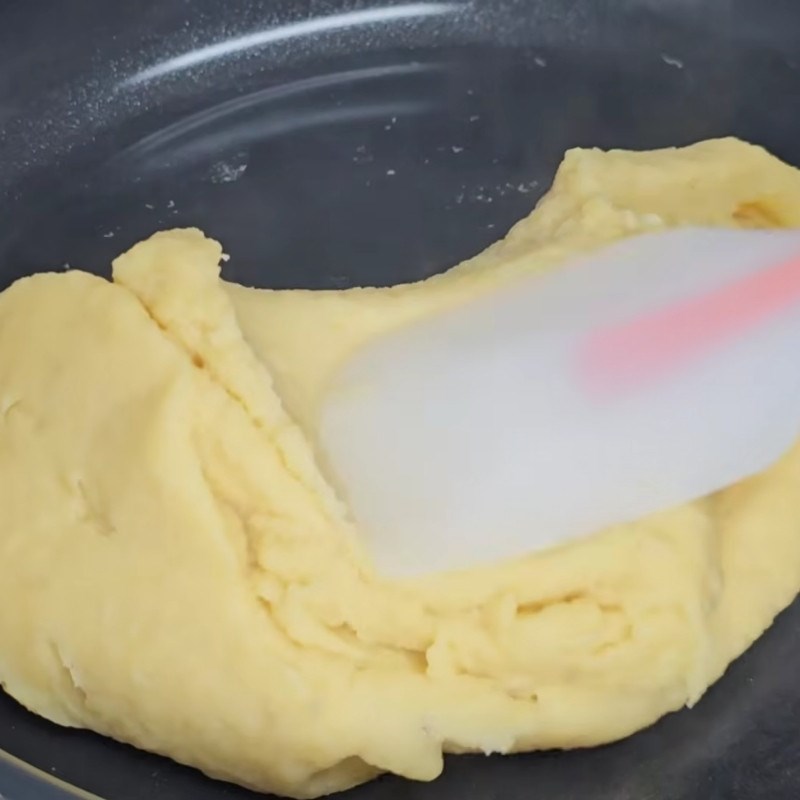 Bước 1 Làm nhân đậu xanh bánh rán vừng