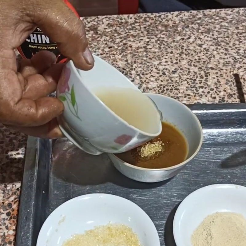 Bước 3 Làm nước chấm tương bần Thỏ tái chanh