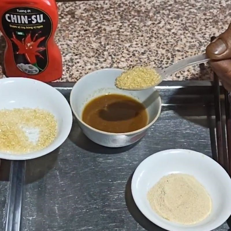 Bước 3 Làm nước chấm tương bần Thỏ tái chanh