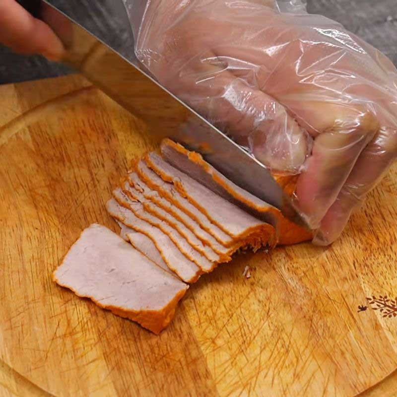 Bước 4 Làm thịt xá xíu và tạo màu hấp dẫn Hủ tiếu trứng cuộn