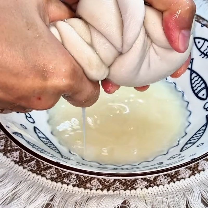 Bước 2 Luộc và quết đậu hũ Cá kèo chay