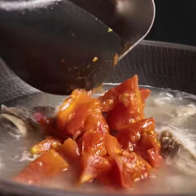 Bước 4 Nấu nước dùng bún chả chan Bún chả chan