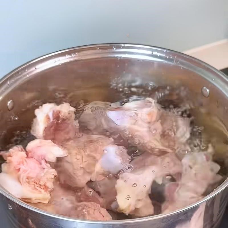 Bước 4 Nấu nước dùng bún chả chan Bún chả chan