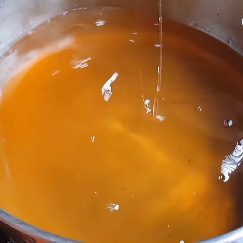 Bước 4 Nấu nước đường gừng tươi Sấu ngâm chua ngọt