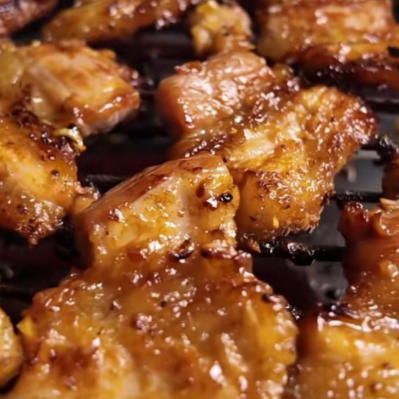 Bước 3 Nướng chả Bún chả chan