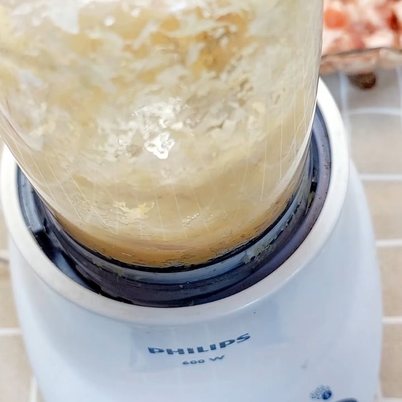 Bước 2 Sơ chế các nguyên liệu khác Thịt ba chỉ rang mắm tép