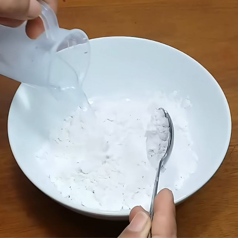 Bước 1 Sơ chế đậu nành và làm trân châu trắng chè tàu hủ