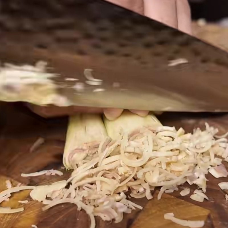 Bước 1 Sơ chế nguyên liệu Bún chả chan