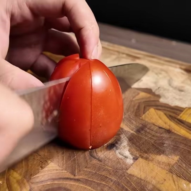 Bước 1 Sơ chế nguyên liệu Bún chả chan