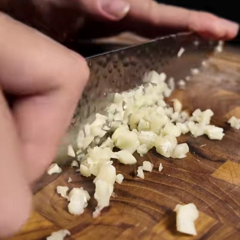 Bước 1 Sơ chế nguyên liệu Bún chả chan