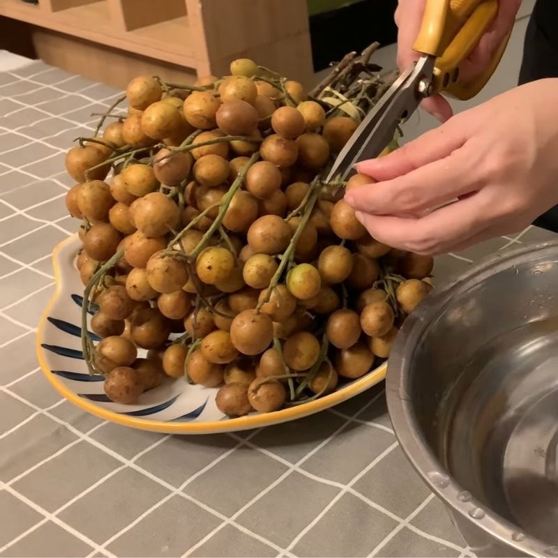 Bước 1 Sơ chế quất hồng bì Quất hồng bì ngâm mật ong