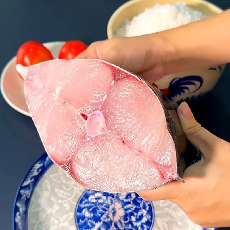 Bước 1 Sơ chế và khử tanh cá thu Cá thu 1 nắng