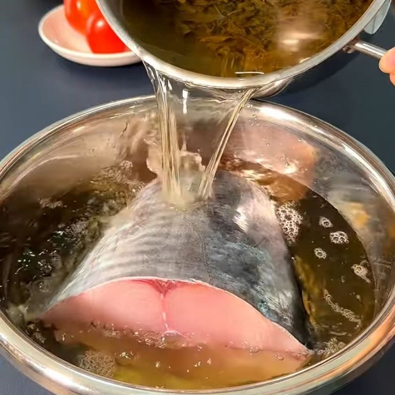 Bước 1 Sơ chế và khử tanh cá thu Cá thu 1 nắng