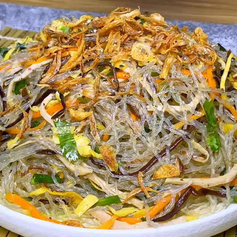 Bước 5 Thành phẩm Miến dong xào