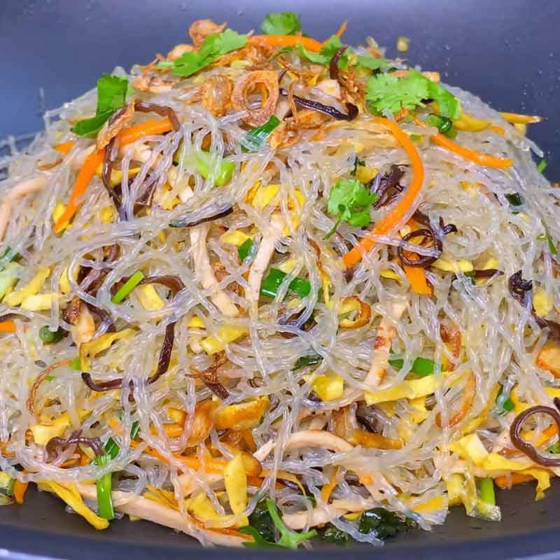 Bước 5 Thành phẩm Miến dong xào