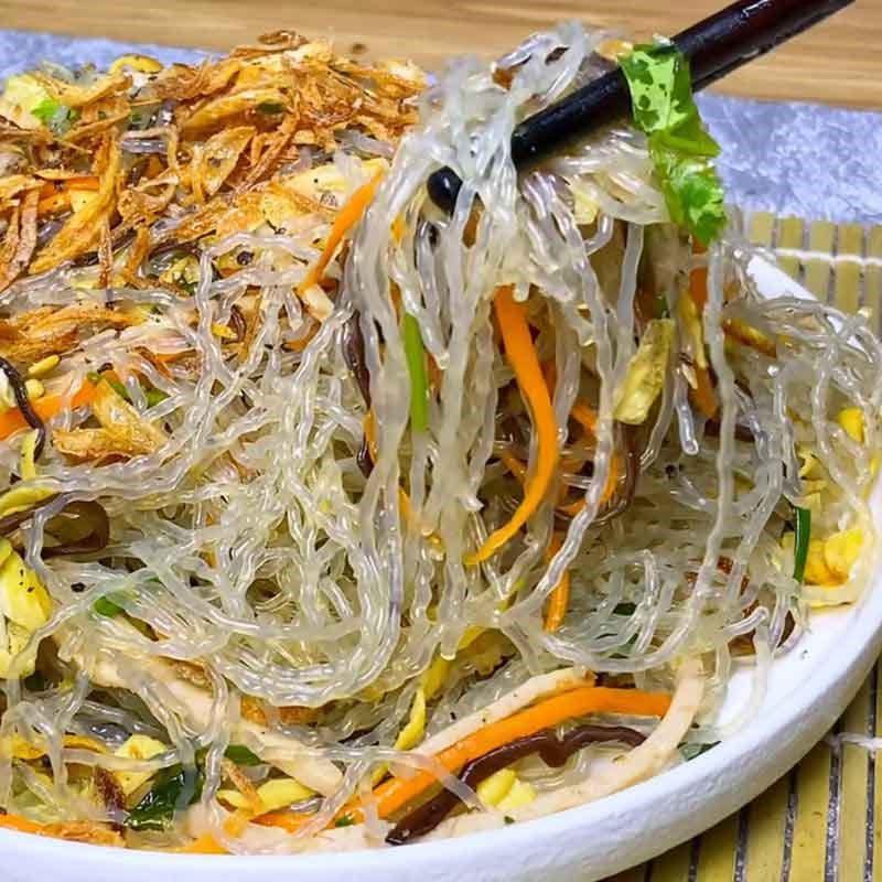 Bước 5 Thành phẩm Miến dong xào