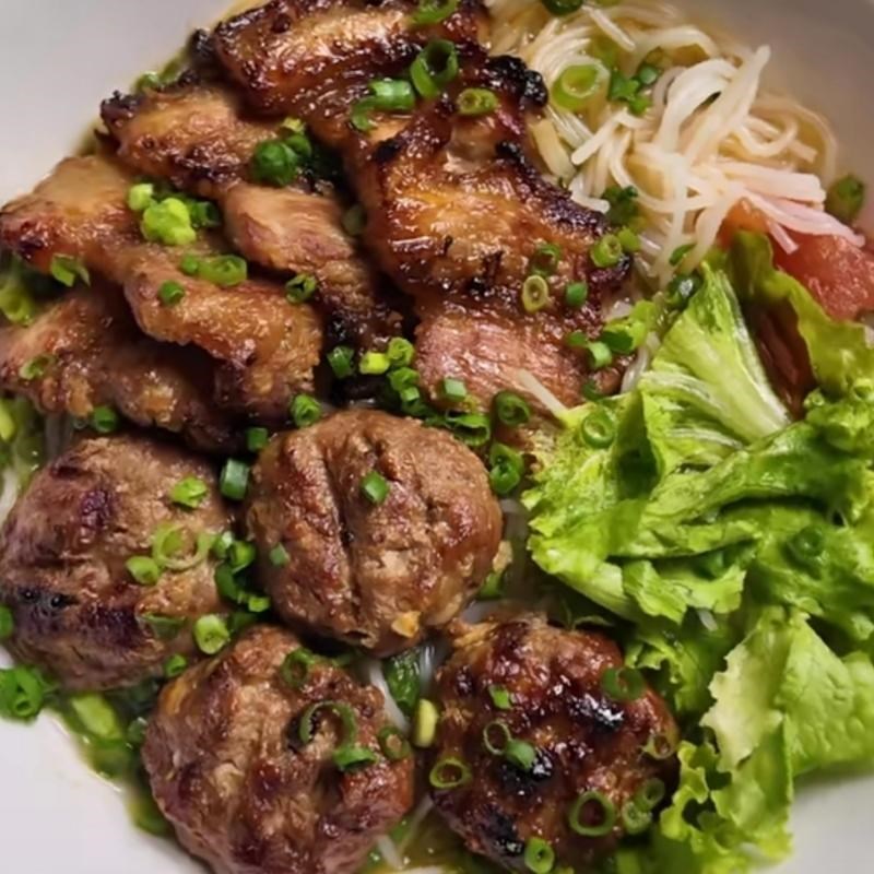 Bước 5 Thành phẩm Bún chả chan