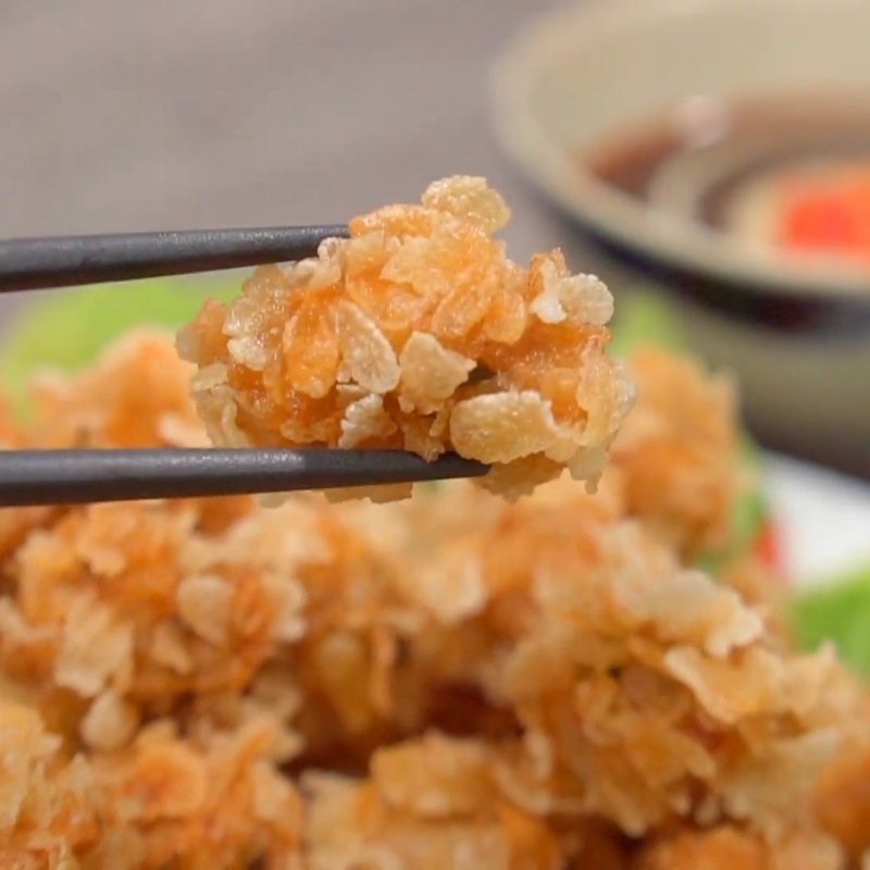 Bước 6 Thành phẩm Chả cá chiên cốm