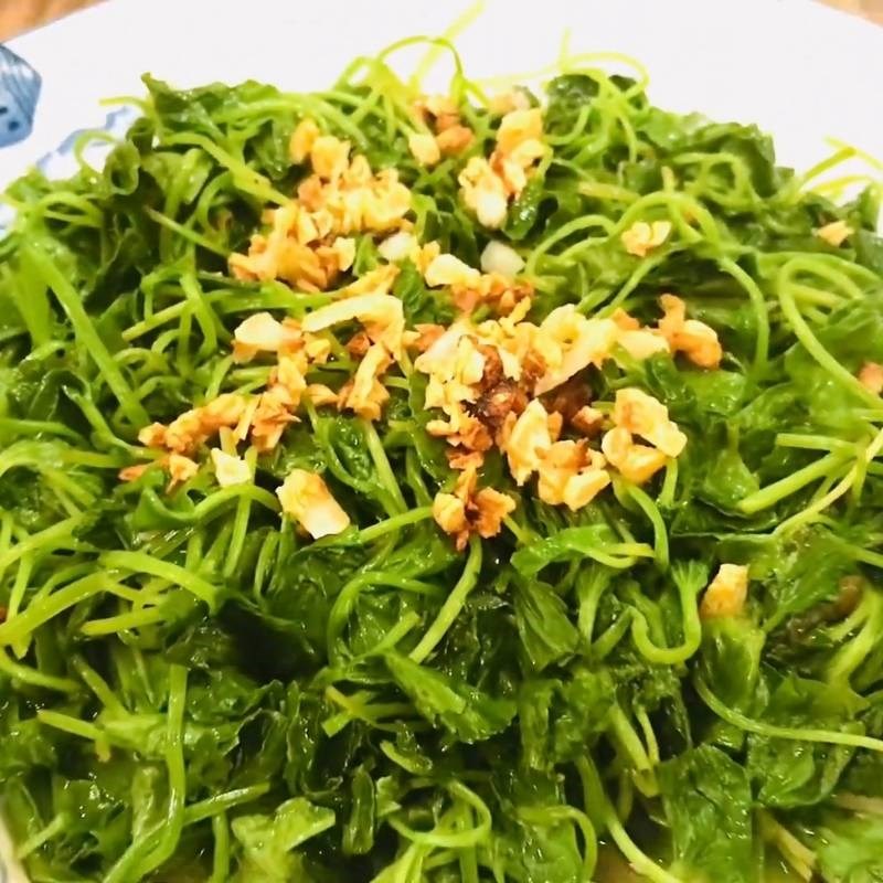 Bước 3 Thành phẩm Rau má xào tỏi