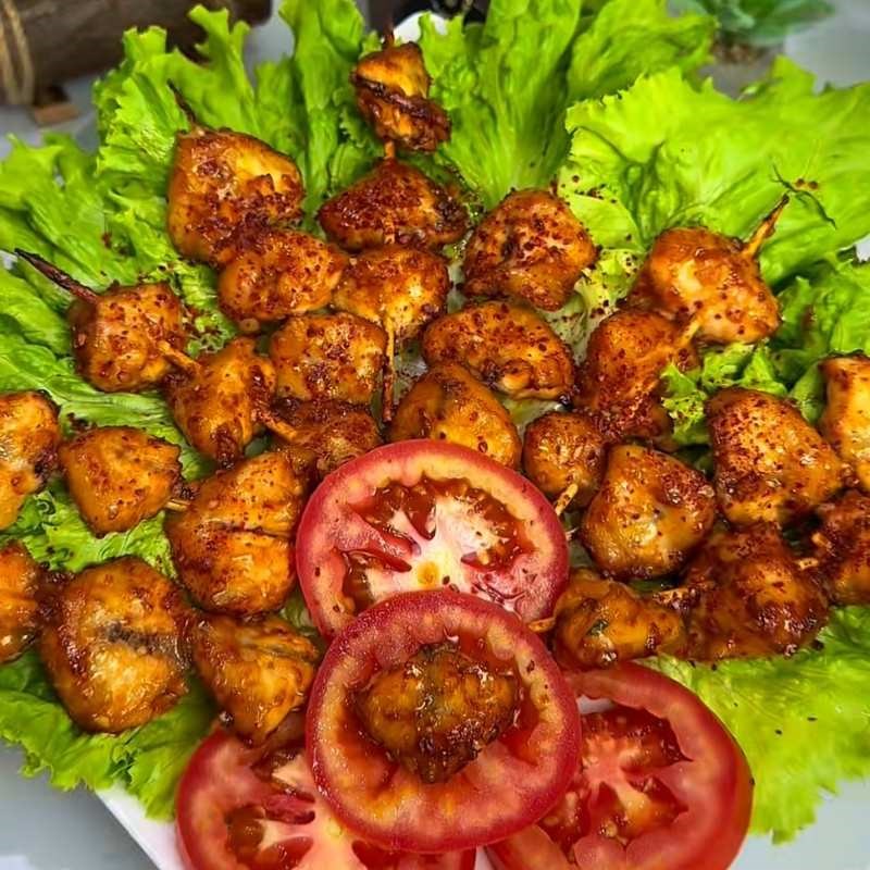 Bước 4 Thành phẩm Phao câu gà nướng