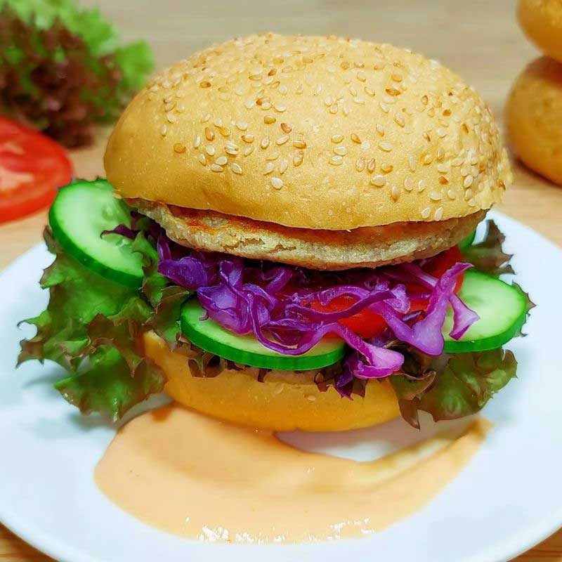 Bước 5 Thành phẩm Hamburger chay