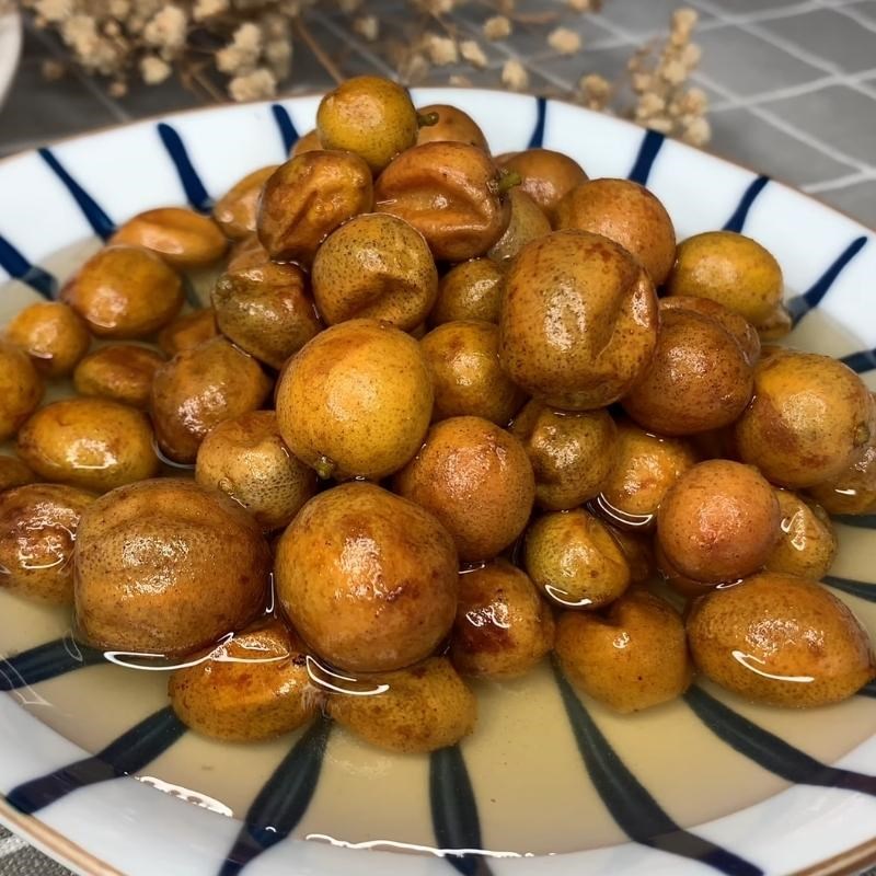 Bước 4 Thành phẩm Quất hồng bì ngâm mật ong