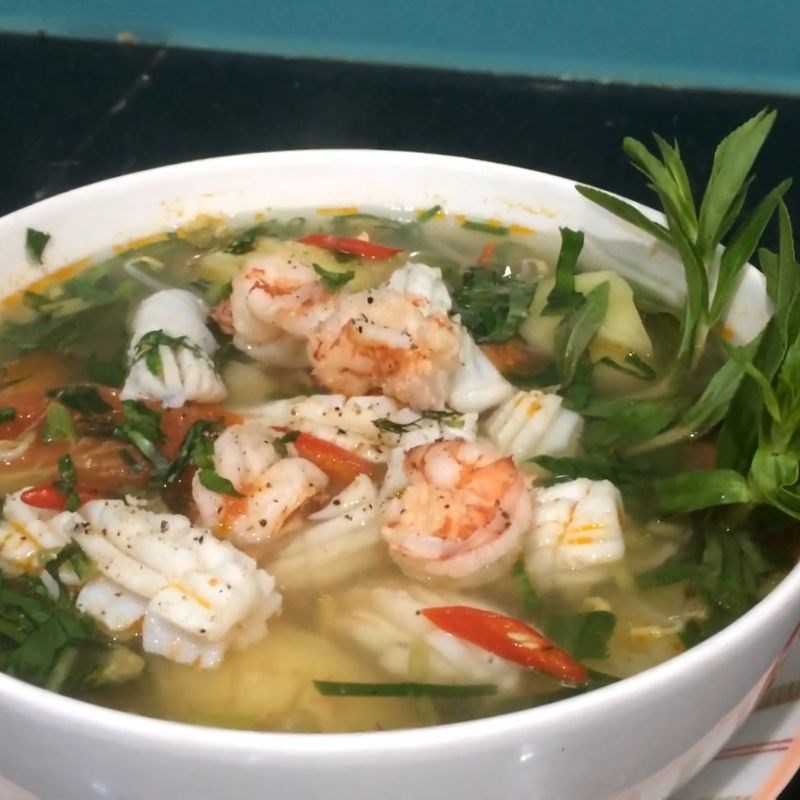 Bước 6 Thành phẩm Canh hải sản