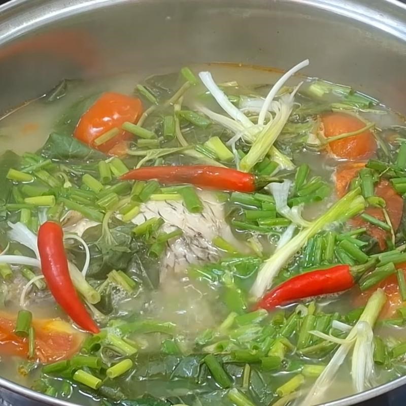 Bước 4 Thành phẩm Canh rau diếp cá