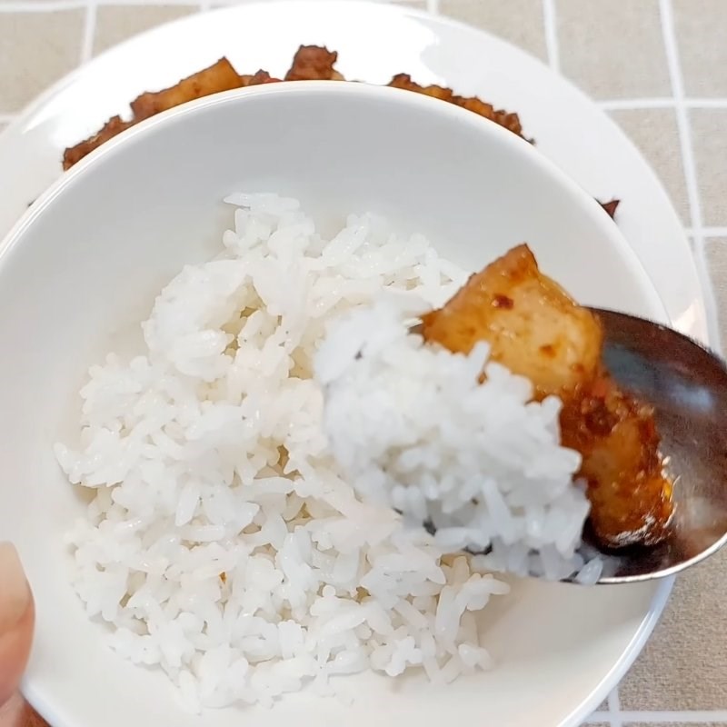 Bước 5 Thành phẩm Thịt ba chỉ rang mắm tép