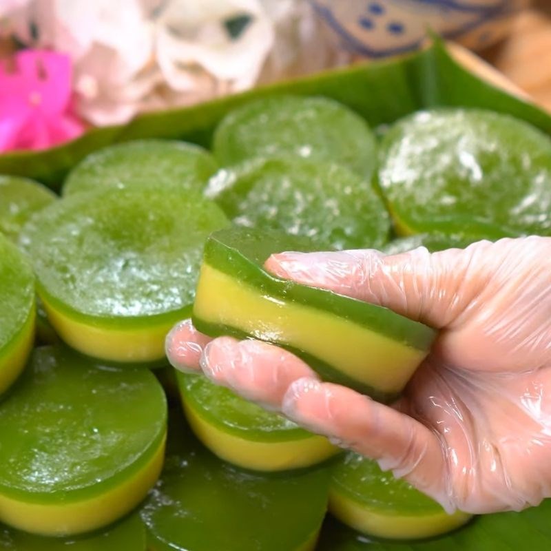 Bước 5 Thành phẩm Cách làm bánh da lợn đậu xanh nhân sầu riêng tươi bằng khuôn