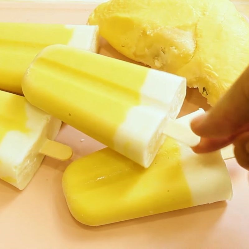 Bước 5 Thành phẩm Kem sầu riêng sữa chua không cần kem tươi