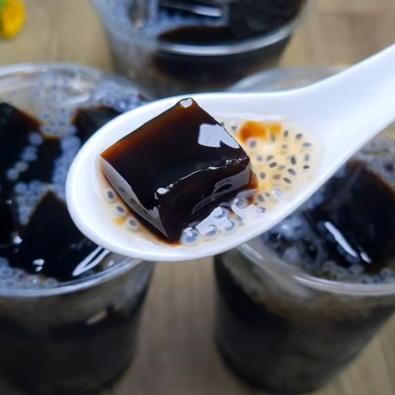 Bước 5 Thành phẩm sương sáo hạt é