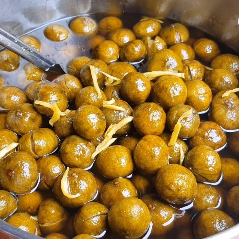 Bước 6 Thành phẩm Sấu ngâm chua ngọt