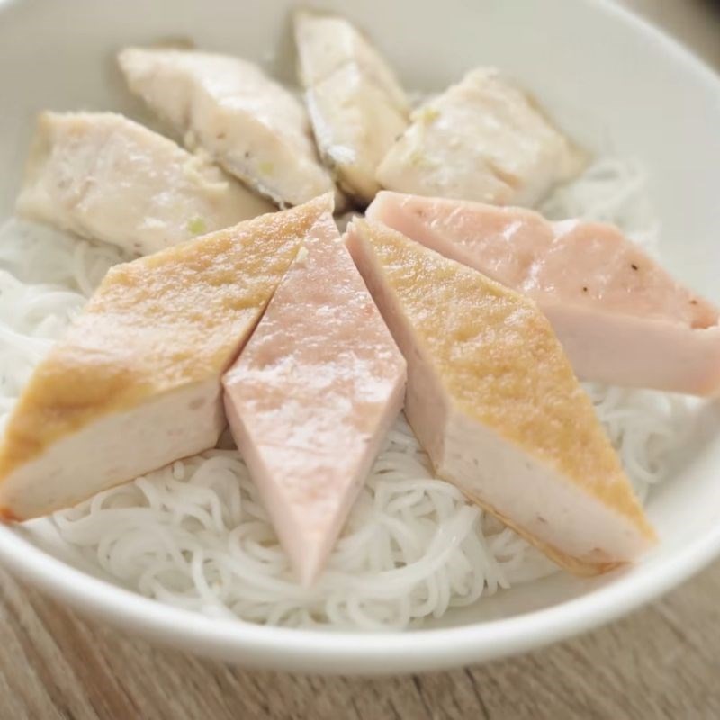 Bước 8 Thành phẩm Bún cá dầm