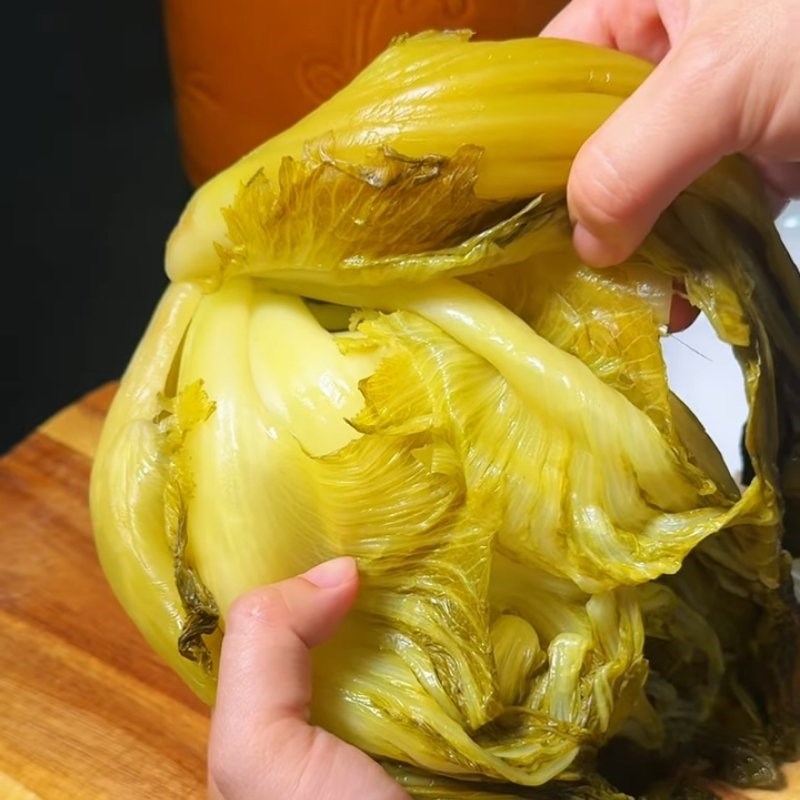 Bước 5 Thành phẩm Cách muối dưa cải truyền thống
