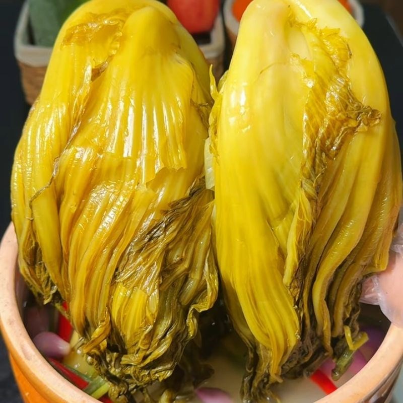 Bước 5 Thành phẩm Cách muối dưa cải truyền thống