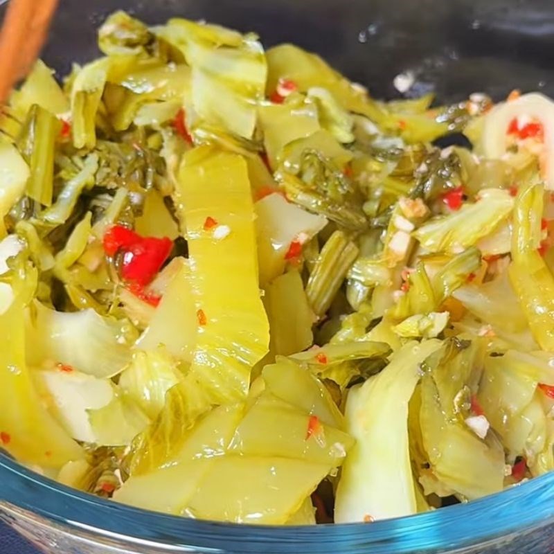 Bước 5 Thành phẩm Cách muối dưa cải truyền thống