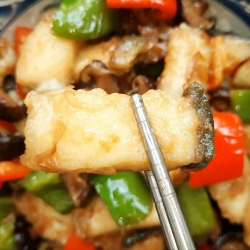 Bước 4 Thành phẩm Cá tầm xào