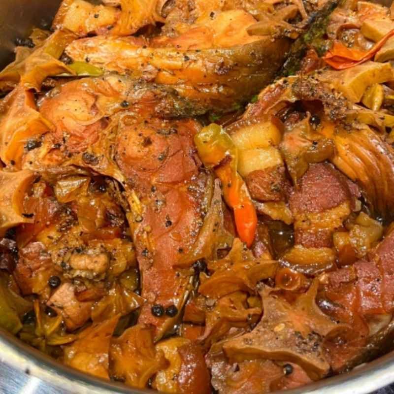 Bước 4 Thành phẩm Cá trắm kho khế chua