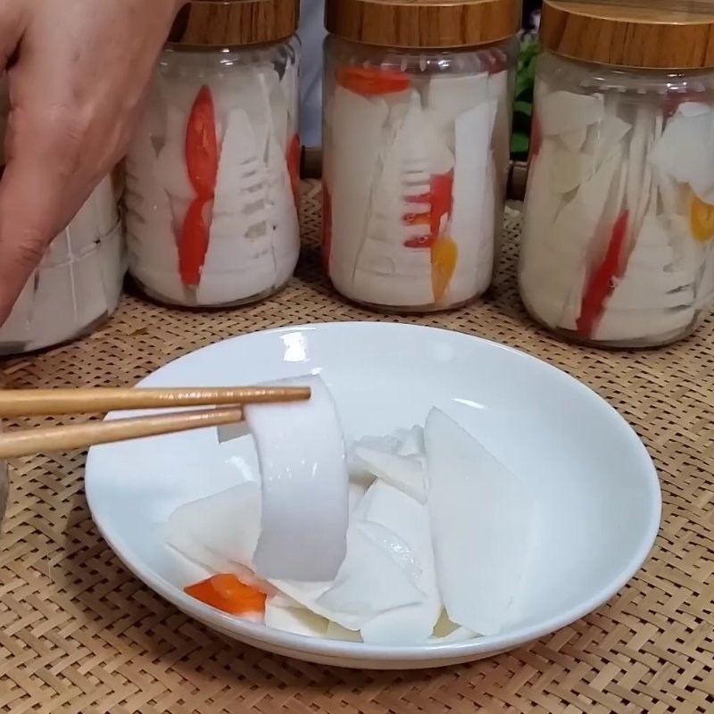Bước 6 Thành phẩm Cách làm măng chua để cả năm