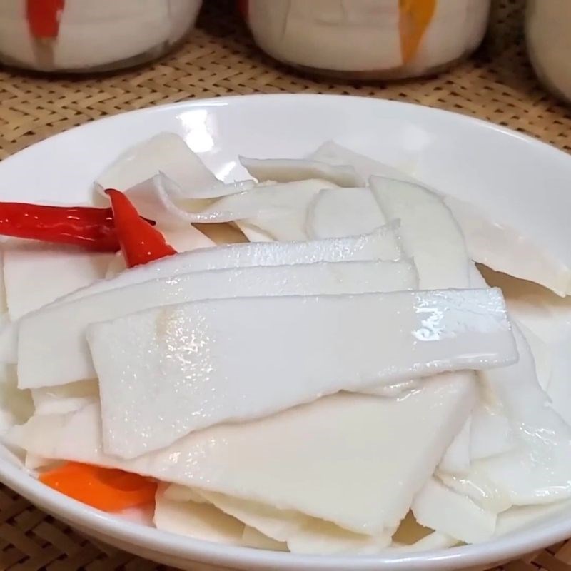Bước 6 Thành phẩm Cách làm măng chua để cả năm