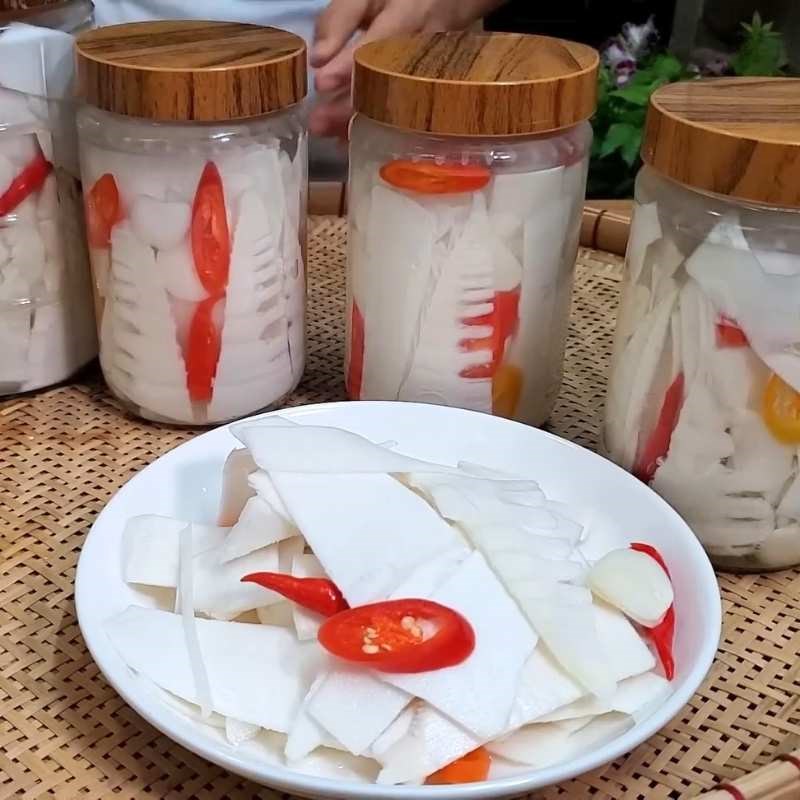 Bước 6 Thành phẩm Cách làm măng chua để cả năm