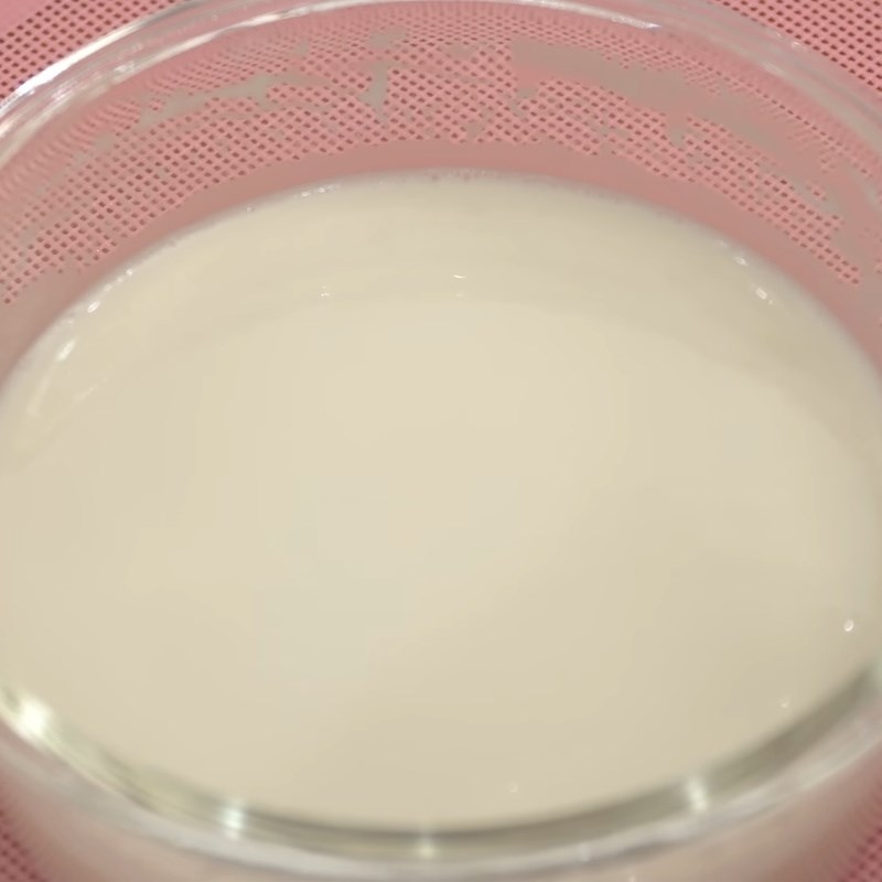 Bước 3 Trộn bột vỏ bánh mochi Kem mochi
