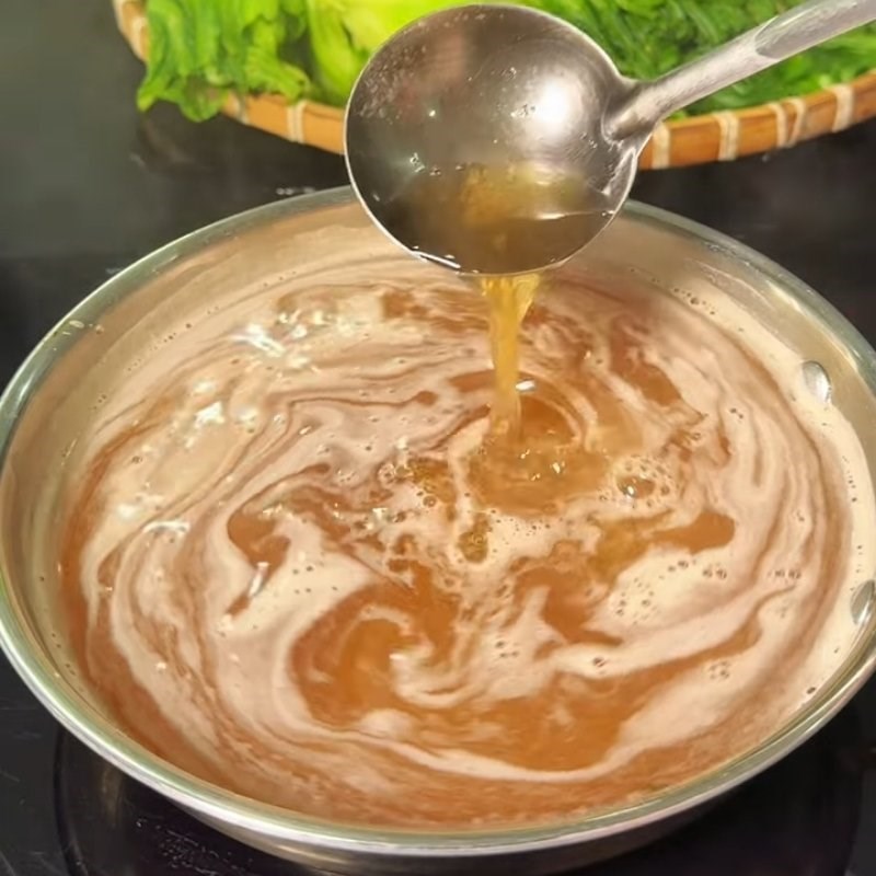 Bước 3 Tỷ lệ pha nước muối và đường Cách muối dưa cải truyền thống