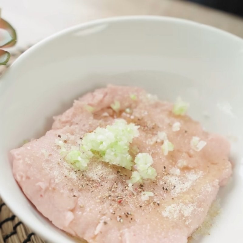 Bước 4 Ướp cá và làm chả cá hấp Bún cá dầm