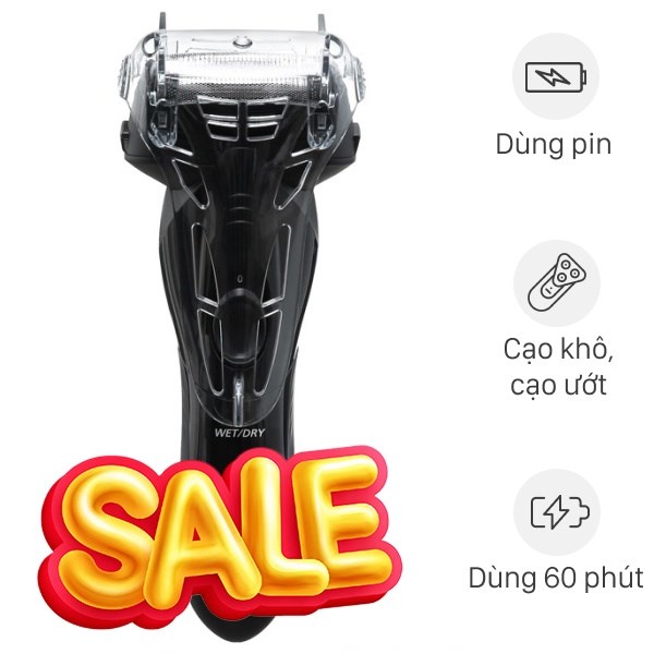 Máy cạo râu khô và ướt Panasonic ES-SL10-K401
