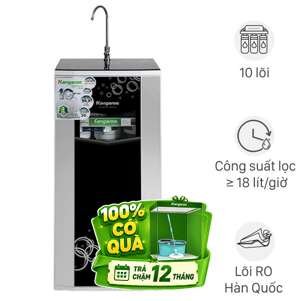 Máy lọc nước RO Hydrogen Kangaroo KG10G5VTU 10 lõi