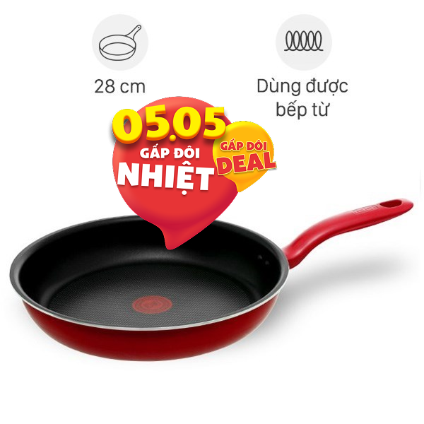 Chảo nhôm chống dính đáy từ Tefal So Chef G1350695