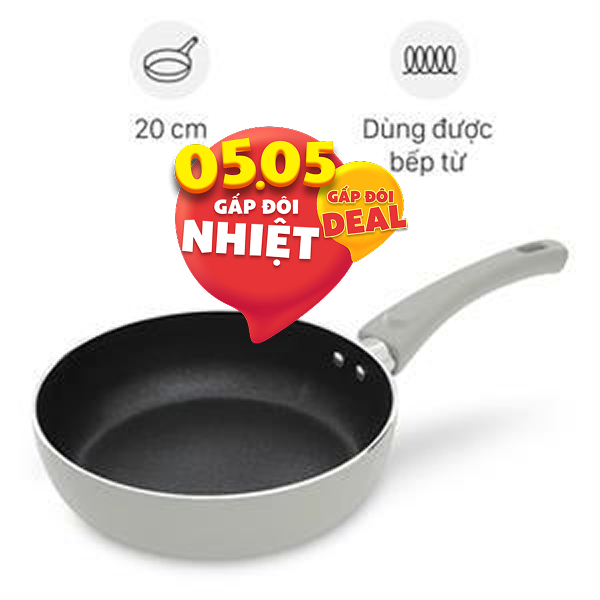 Chảo nhôm sâu chống dính đáy từ Elmich Harmonia EL-3779