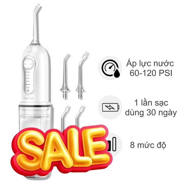 Máy tăm nước Halio Professional Cordless